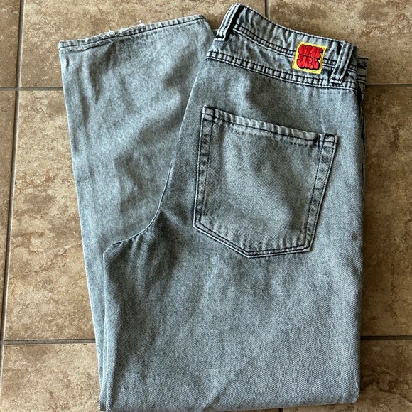 Empyre Other - Empyre faded wash grey baggy jeans